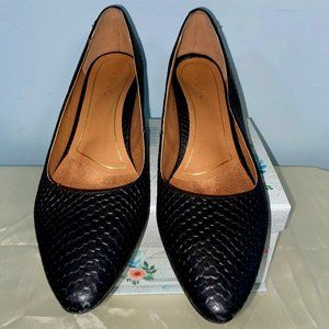 Vionic Mia - Black Block Heel Pump 7.5M